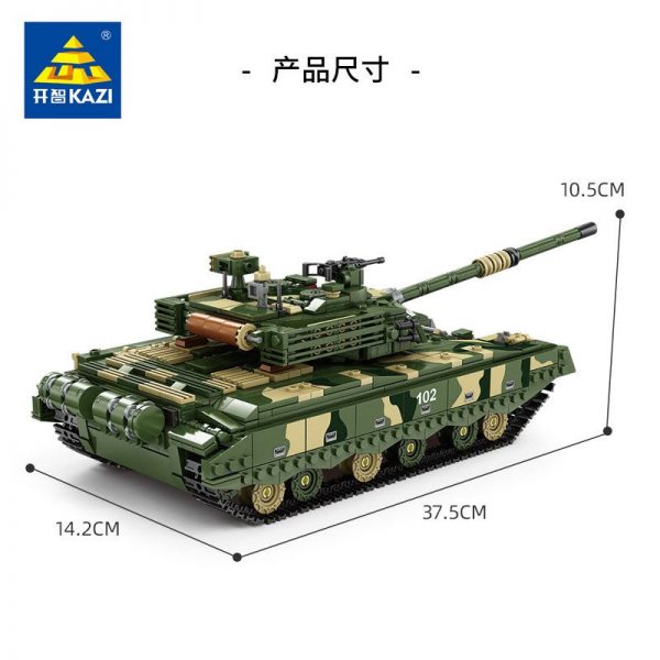 99A Tank Military KAZI KY 10010 with 1411 pieces