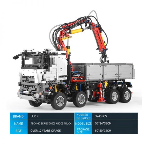 Mercedes-Benz Arocs 3245 Technic LION KING 180097 with 3245 pieces