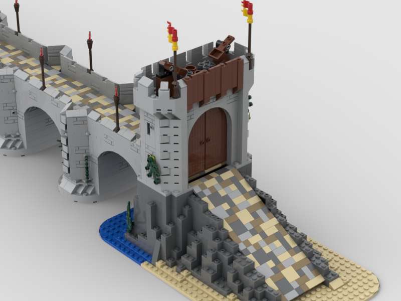 Lion Knights' Castle Bridge MOC-122812 Creator With 2640 Pieces