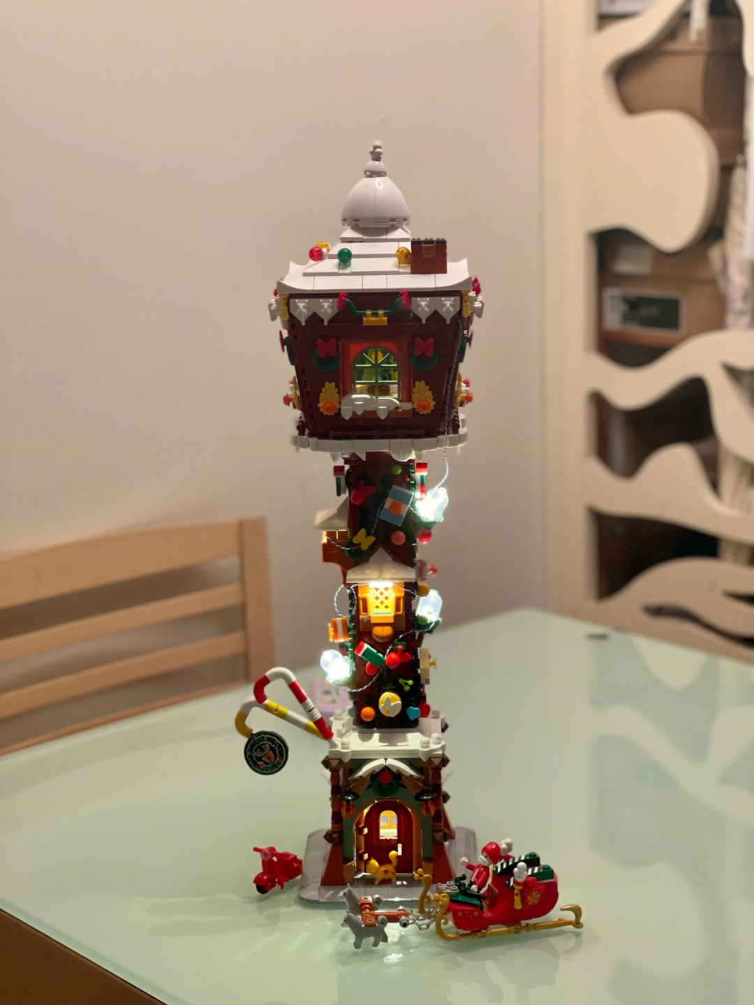 Christmas Lamp House Sluban M38-B0990 Creator With 1799pcs 