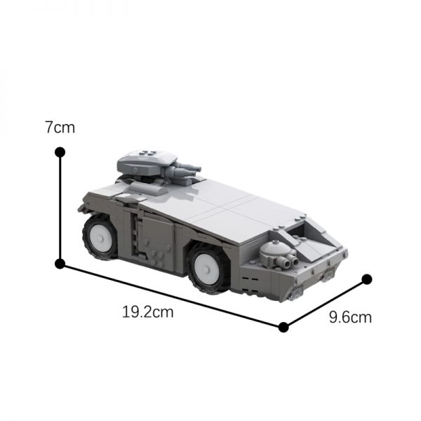 M577 Armored Personnel Carrier – a minifig-scaled ALIENS MOC Military MOC-35605 by EricNowack with 551 pieces