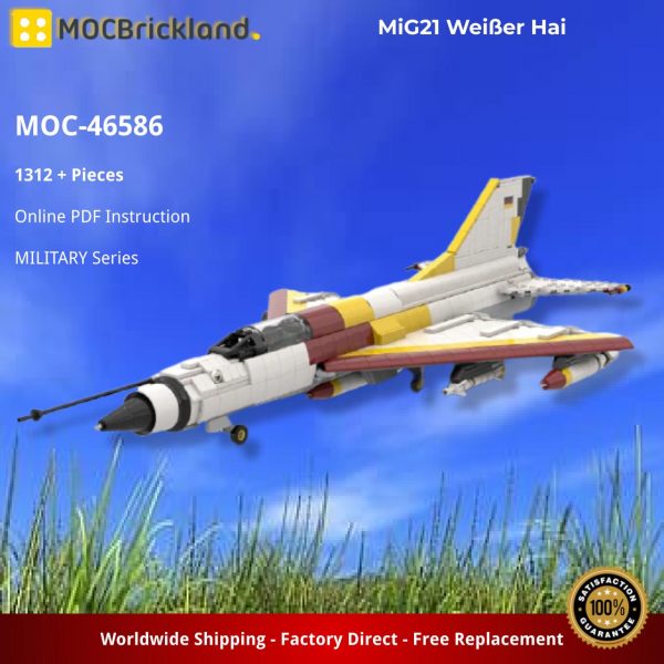MiG21 Weißer Hai MILITARY MOC-46586 by ungern666 with 1312 pieces
