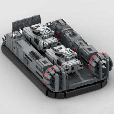LCAC (Military Hovercraft) MILITARY MOC-47385 by Brick_boss_pdf WITH 1947 PIECES