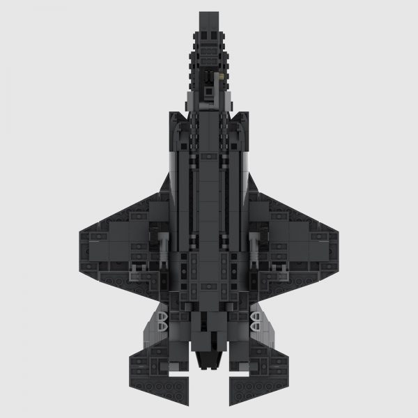 F-35 Lightning II MILITARY MOC-53321 by bru_bri_mocs WITH 550 PIECES