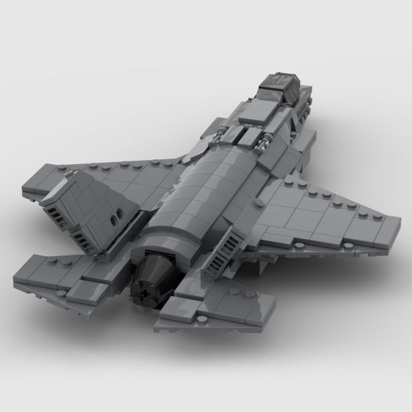 F-35 Lightning II MILITARY MOC-53321 by bru_bri_mocs WITH 550 PIECES