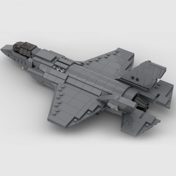 F-35 Lightning II MILITARY MOC-53321 by bru_bri_mocs WITH 550 PIECES