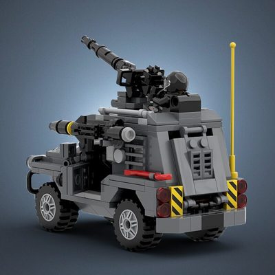 Combat Jeep MILITARY MOC-89817 with 302 pieces