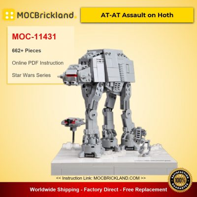 AT-AT Assault on Hoth MOC-11431 Star Wars Designed By onecase With 662 Pieces