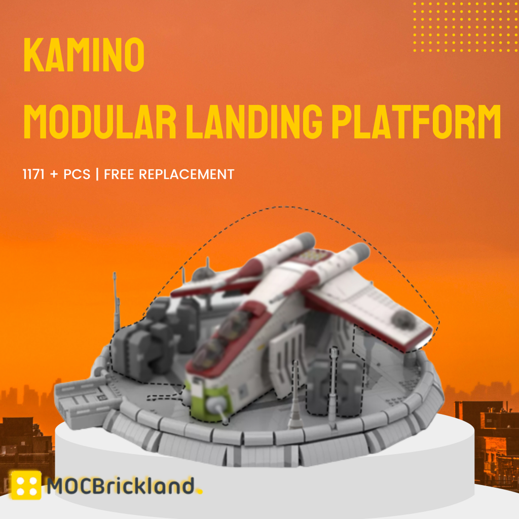 Kamino Modular Landing Platform MOC-116074 STAR WARS with 1171 Pieces