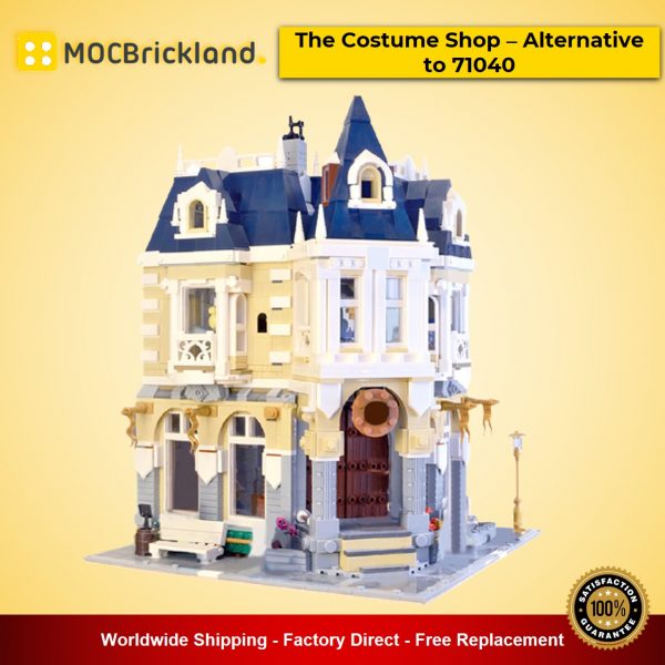 The Costume Shop – Alternative to 71040 MOC-14603 Modular Building Designed By BrickBees With 2675 Pieces
