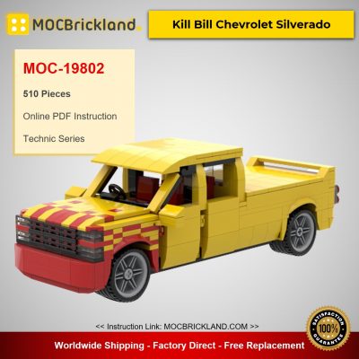 MOC-19802 Technic Kill Bill Chevrolet Silverado Designed By mkibs With 510 Pieces