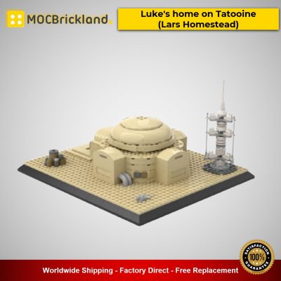 MOC-20097 Star Wars Luke's home on Tatooine (Lars Homestead) By EmpireBricks With 456 Pieces