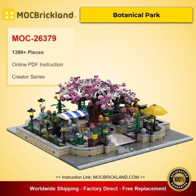 Botanical Park MOC-26379 Creator Designed By BrickPolis With 1399 Pieces