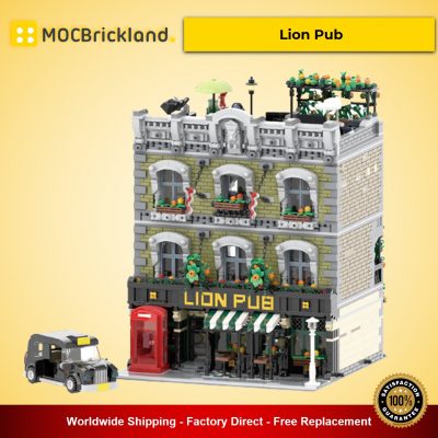 Lion Pub MOC-30010 Modular Building Designed By simon84 With 5801 Pieces