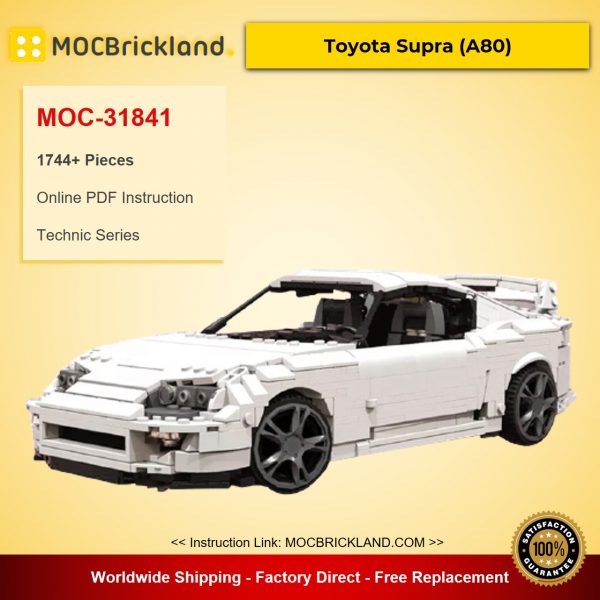 Toyota Supra (A80) MOC-31841 Technic Designed By SirManperson With 1744 Pieces