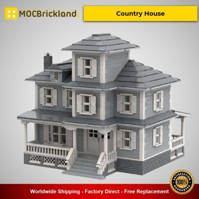 Country House MOC-54693 Modular Buildings Designed By jepaz With 4387 Pieces