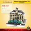 MOC-34544 Modular Buildings Bellagio Hotel for Modular City Las Vegas Designed By gabizon With 506 Pieces