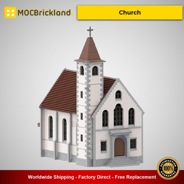 Church MOC-34956 Modular Buildings Designed By jepaz With 7517 Pieces