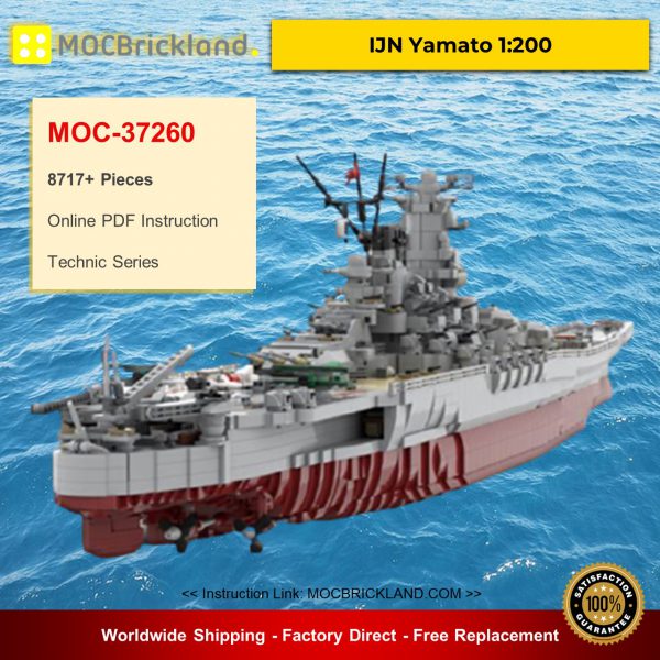 IJN Yamato MOC-37260 Technic Designed By rad0lf With 8717 Pieces
