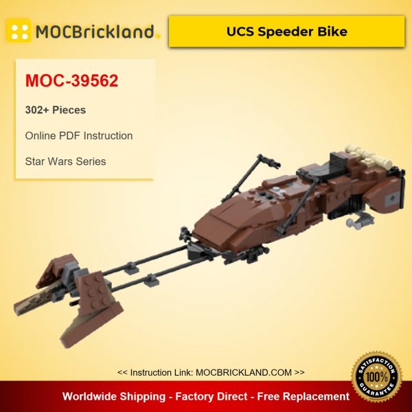 UCS Speeder Bike MOC-39562 Star Wars Designed By Neon5 With 302 Pieces