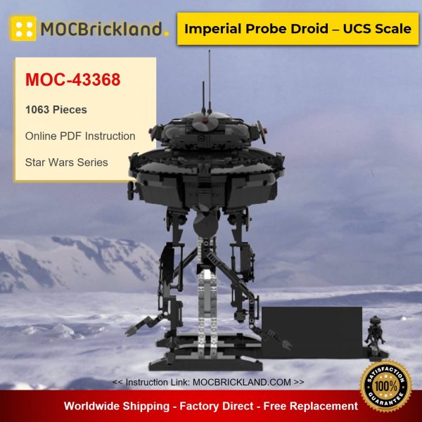 MOC-43368 Imperial Probe Droid – UCS Scale by Jeffy-O With 1063 Pieces