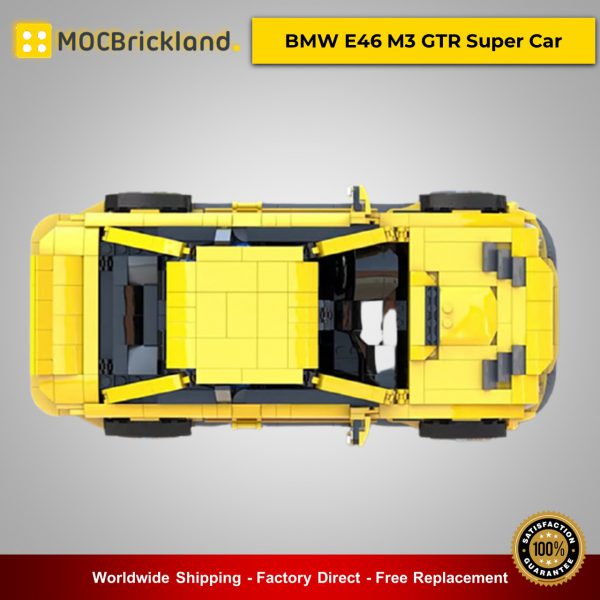 MOC-45363 Technic BMW E46 M3 GTR Super Car Designed By QuattroBricks With 1244 Pieces