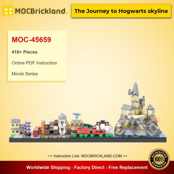 The Journey to Hօgwarts skyline MOC-45659 Movie Designed By benbuildslego With 415 Pieces