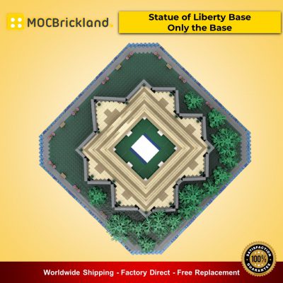 MOC-49317 Modular Buildings Statue of Liberty Base – Only the Base Designed By adambetts With 2677 Pieces