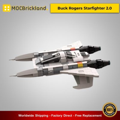 MOC-49322 Space Buck Rogers Starfighter 2.0 Designed By apenello With 607 Pieces