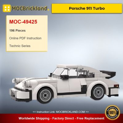 Porsche 911 Turbo MOC-49425 Technic Designed By legocarreplicas With 196 Pieces
