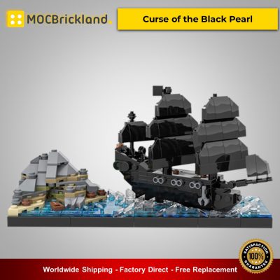 MOC-51322 Curse of the Black Pearl Movie Designed By benbuildslego With 400 Pieces