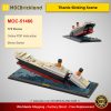 MOC-51466 Movie Titanic Sinking Scene Designed By YCBricks With 775 Pieces