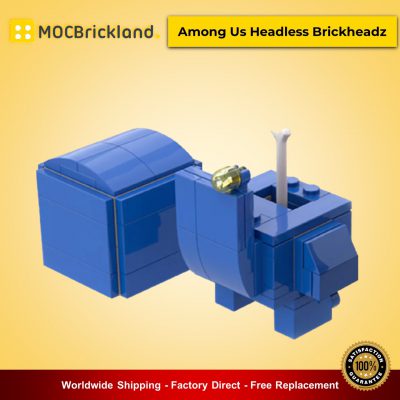 MOC-53147 Creator Among Us Headless Brickheadz Designed By dia_slime With 75 Pieces