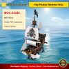 31109 Sky Pirates Skeleton Ship MOC-53448 Creator Designed By MadMocs With 662 Pieces