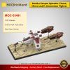 Dooku Escape Speeder Chase, Micro LAAT, Geonosian Fighter Episode II MOC-53491 Star Wars 6211 With 1117 Pieces