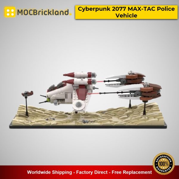 Dooku Escape Speeder Chase, Micro LAAT, Geonosian Fighter Episode II MOC-53491 Star Wars 6211 With 1117 Pieces