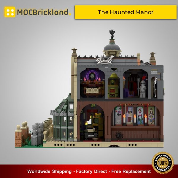 The Haunted Manor MOC 54244 Modular Building Designed By ZeRadman With 3966 Pieces