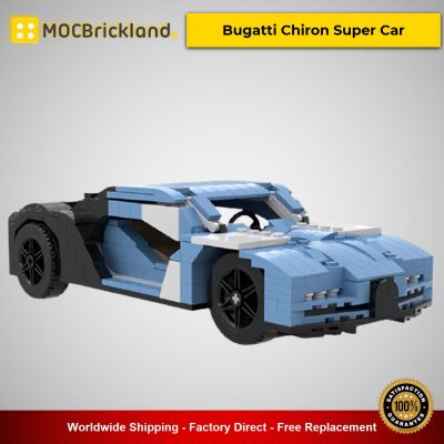 MOC-55908 Technic Bugatti Chiron Super Car Designed By Giganbrick With 385 Pieces
