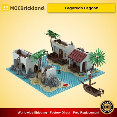 Legoredo Lagoon MOC-55974 Creator Designed By This_One_Brick With 1375 Pieces