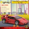 Lamborghini Countach LP5000 QV – Red version MOC-57851 Technic Designed By Rastacoco With 1316 Pieces