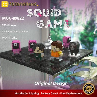 Original Design Squid Game MOVIE MOC-89822 with 765 pieces