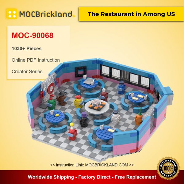 The Restaurant in Among US MOC-90068 Creator With 1030 Pieces