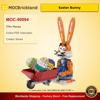 Easter Bunny MOC-90094 Creator With 774 Pieces