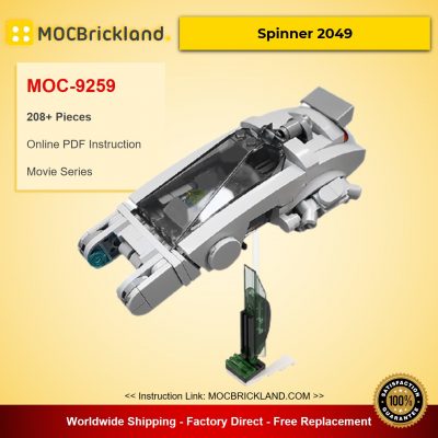 Spinner 2049 MOC-9259 Movie Designed By gol With 208 Pieces