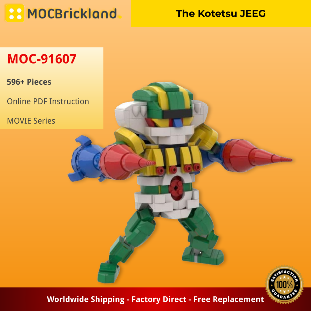 The Kotetsu JEEG MOC-91607 Movie Designed By Gabryboy80 With 596 pieces