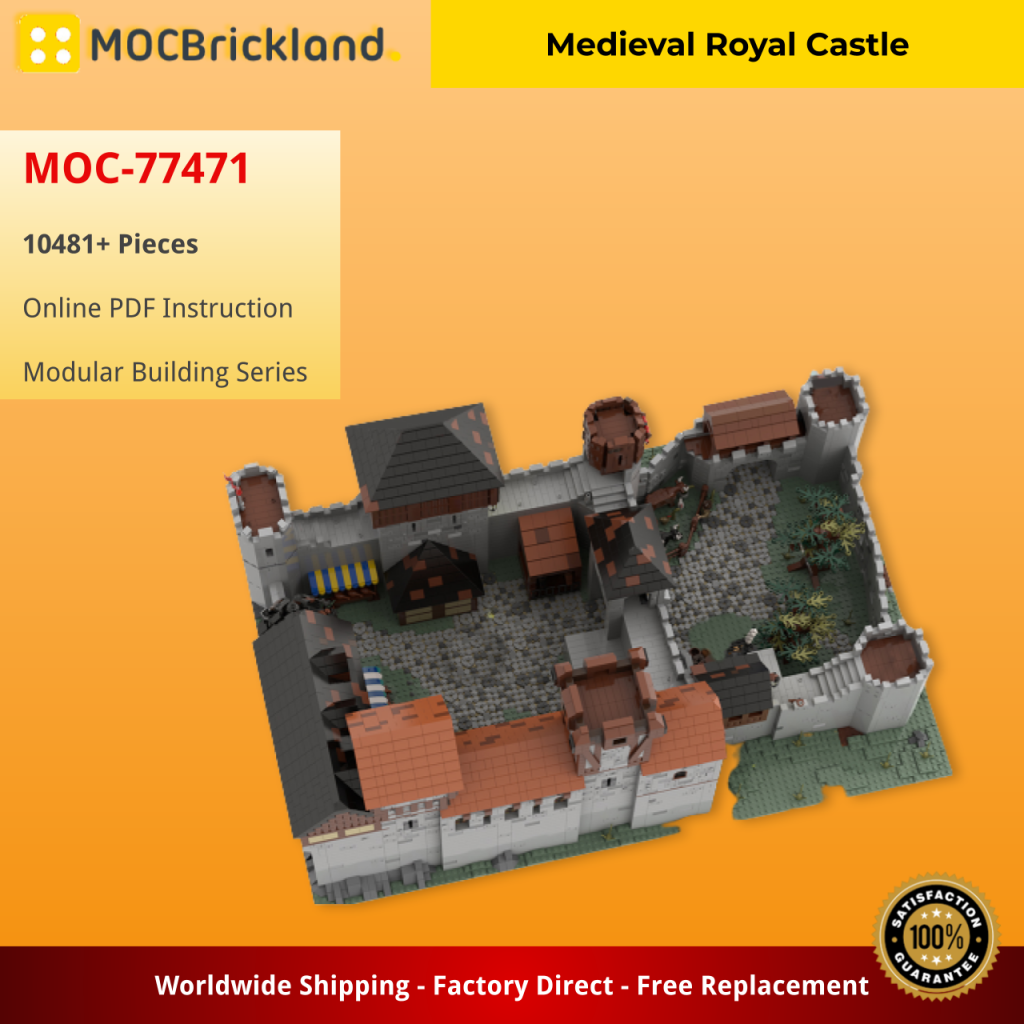 Medieval Royal Castle MOC-77471 Modular Building Designed By MOCOPOLIS With 10481 Pieces 