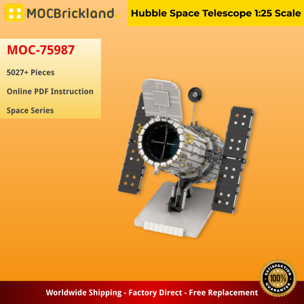 Hubble Space Telescope 1:25 Scale MOC-75987 Space Designed By MOC DESIGN With 5027 Pieces 