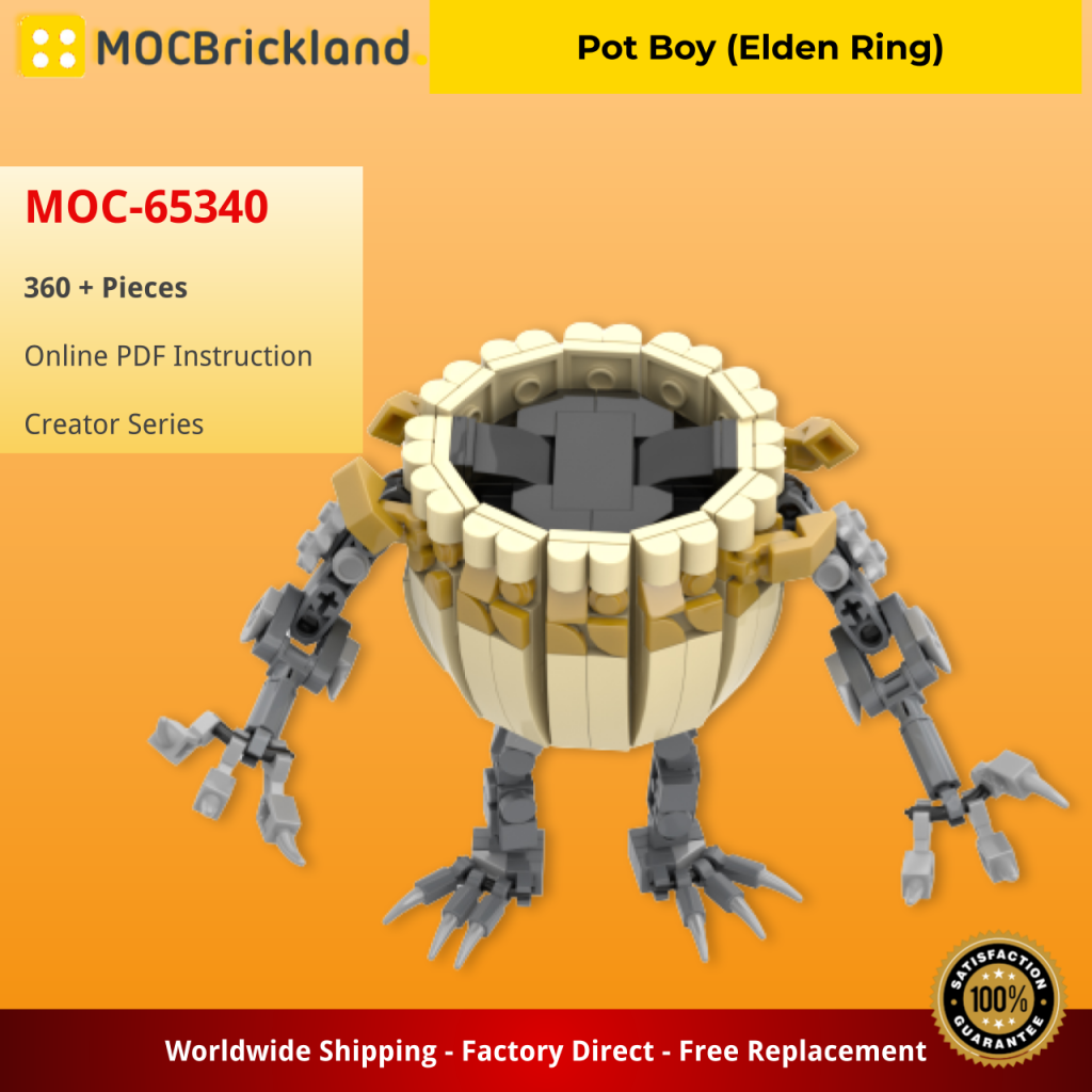 Pot Boy (Elden Ring) MOC-99732 Creator Designed By Hake Makes With 360 pieces