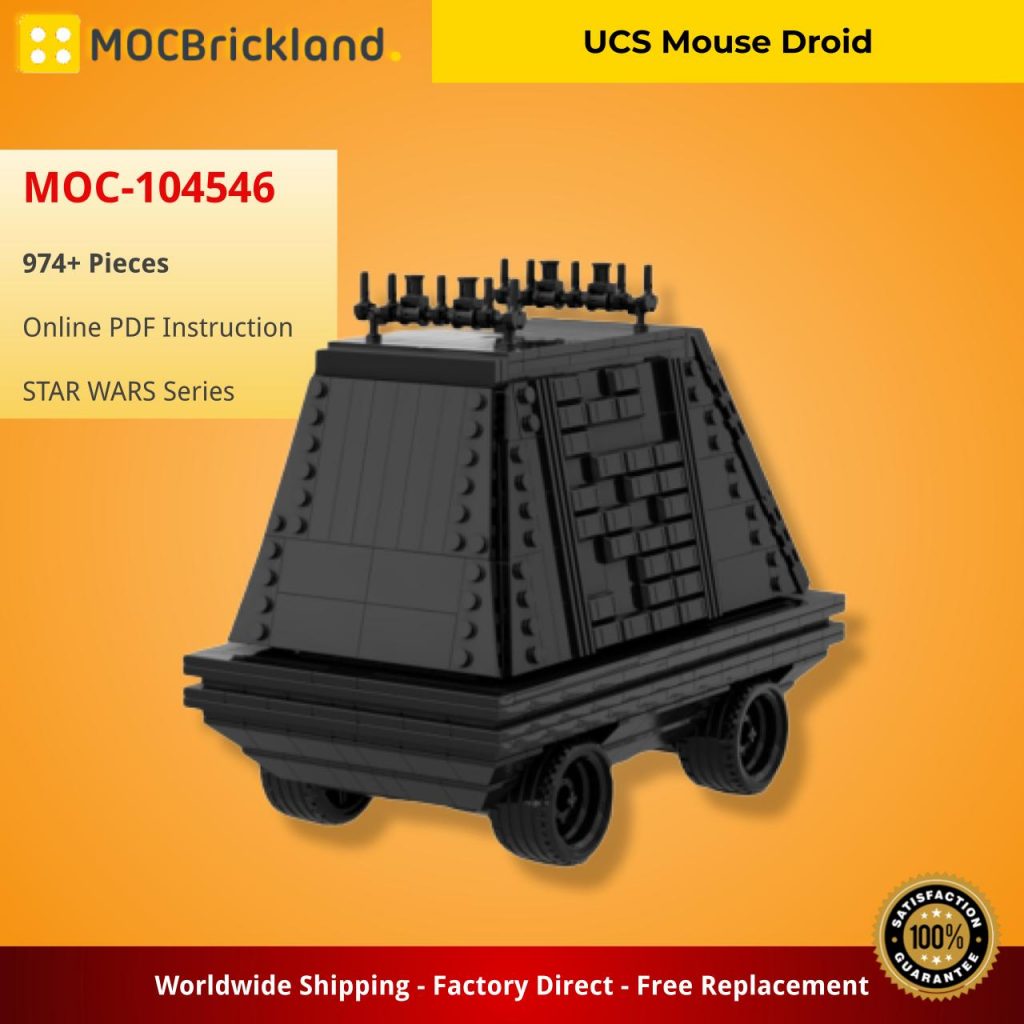 UCS Mouse Droid MOC-104546 Star Wars with 974 Pieces