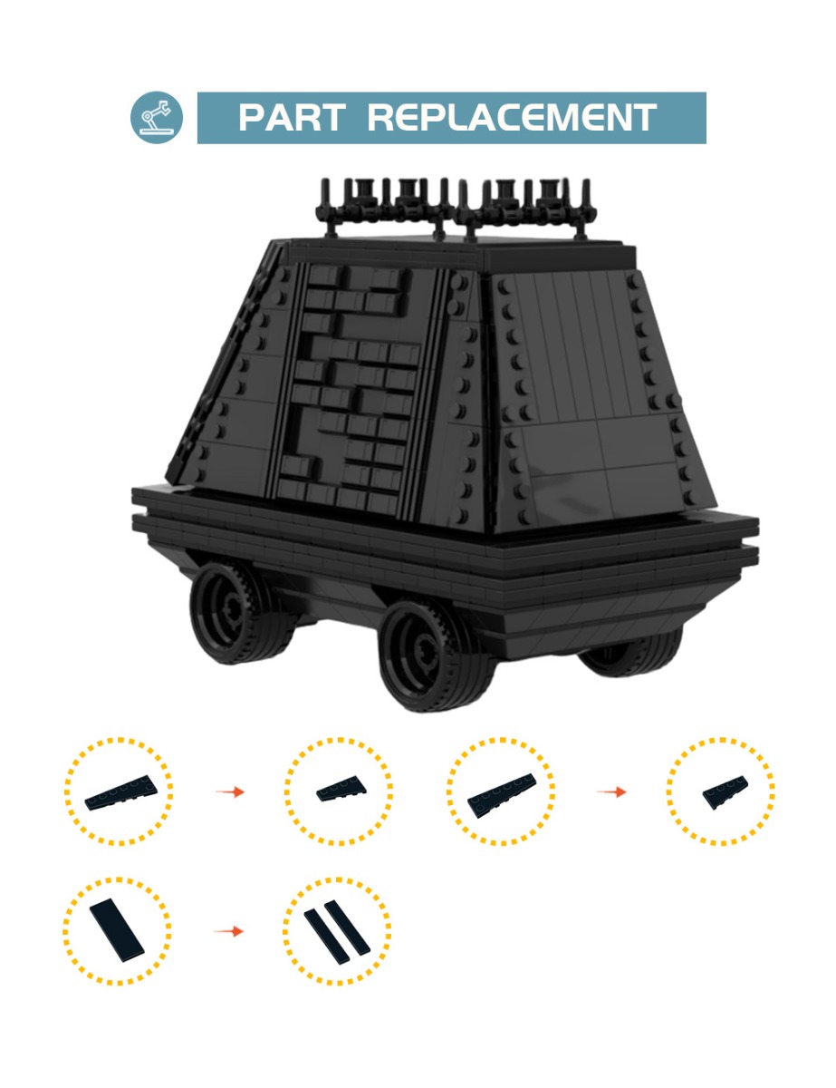 UCS Mouse Droid MOC-104546 Star Wars with 974 Pieces